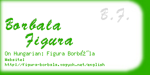 borbala figura business card